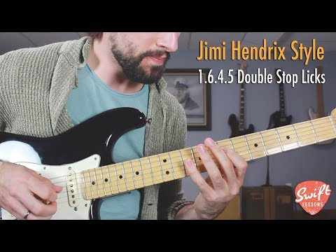 Hendrix Style Guitar Lesson - Combining Rhythm & Lead Over 1.6.4.5