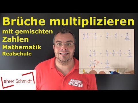 Multiplying fractions with mixed numbers | Mathematics - Fractions | Lehrerschmidt