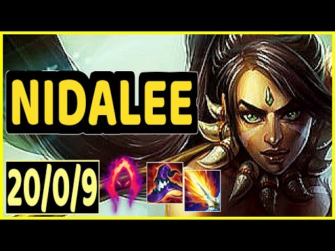 NIDALEE VS DIANA - 20/0/9 KDA JUNGLE GAMEPLAY DIAMOND III