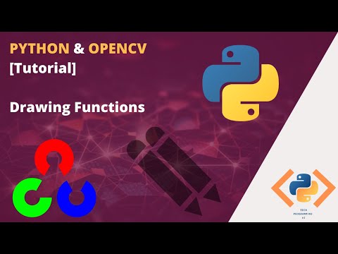 OpenCV Python [Tutorial] For Beginners 🌟 Opencv Python (Drawing) -  Draw geometric shapes on images