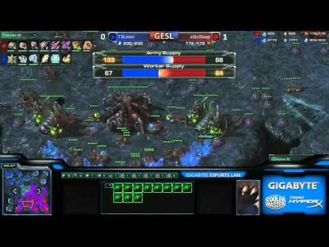 GESL Quarter Finals - x6Sleep vs TSL Inori - ZvP Bo3 - Game 2