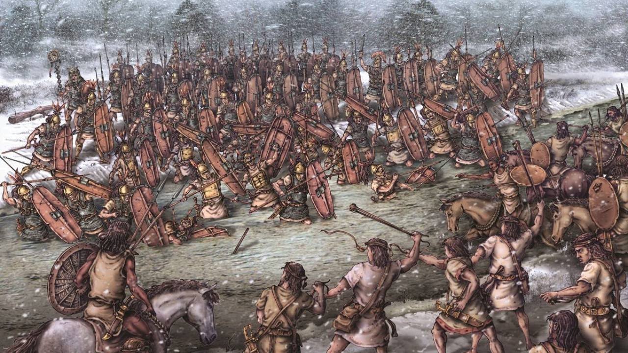 La battaglia del Lago Trasimeno. L'imboscata di Annibale