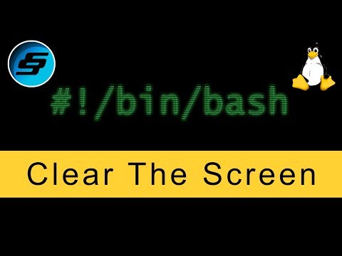 Clear The Screen ctr l Bash Scripting