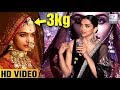 Deepika Padukone's Amazing Reaction On 3 Kg Headgear In Ghoomar Song | LehrenTV