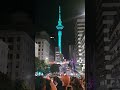 Auckland Skytower New Year Countdown