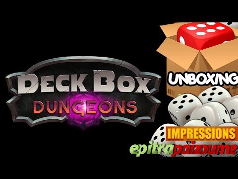 Deck Box Dungeons - Unboxing & Impressions (EN) by Epitrapaizoume