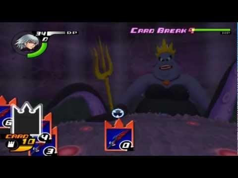 Kingdom Hearts Re:CoM R/R - Ursula (No Damage) (No Sleights) (No Duels) (No Enemy Cards)