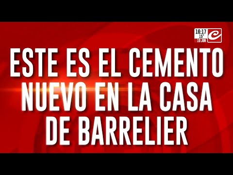 Este es el cemento nuevo en la casa de Barrelier