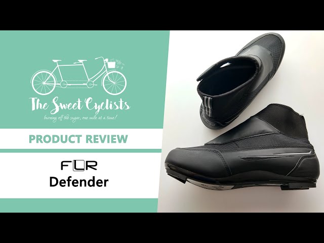 Видео Велотуфли зимние FLR Defender Road (Black)