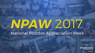 National Postdoc Appreciation Week 2017
