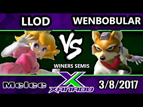 S@X 192 - lloD (Peach) Vs. Wenbobular (Fox) - SSBM Winners Semis - Smash Melee