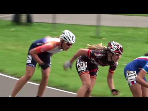 JUN B Ladies Relay Final Road (2016 European Championships Inline Speedskating)