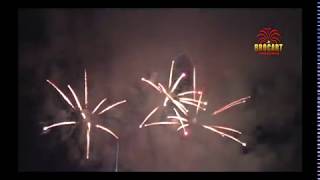 Focuri de artificii, Orhei, Moldova. Revelion 2018