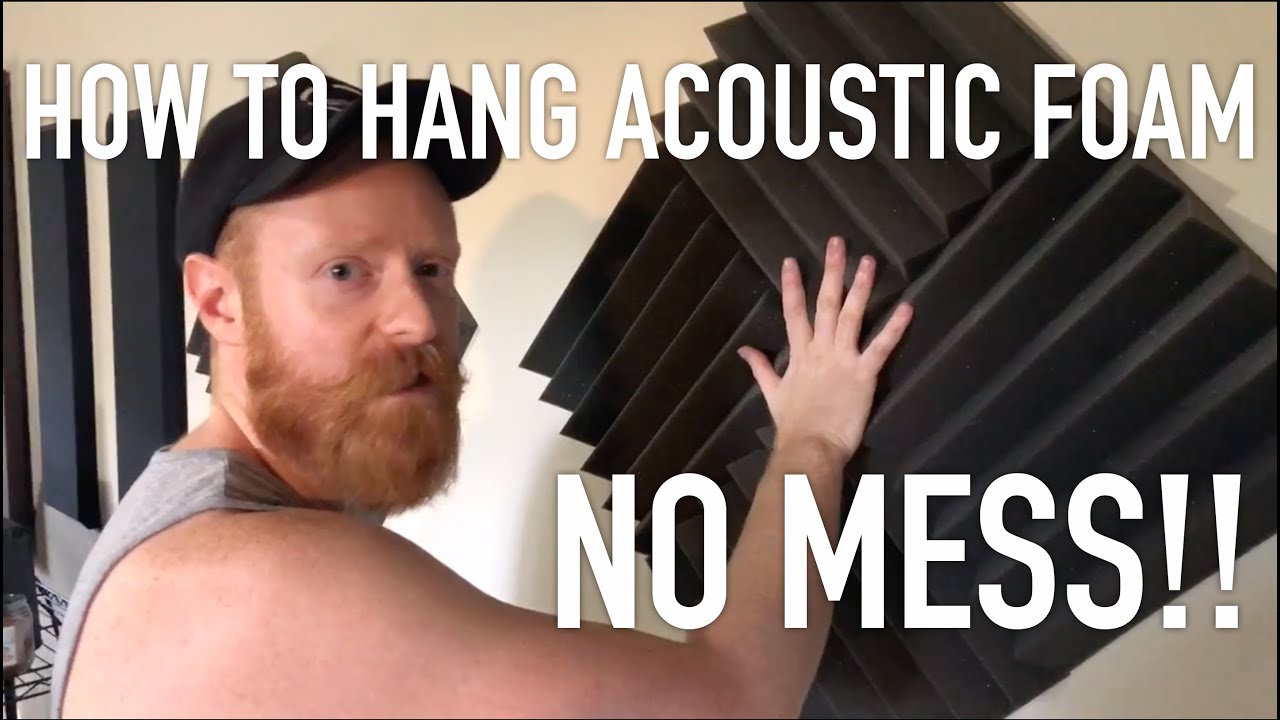 The Proper Way To Hang Acoustic Foam