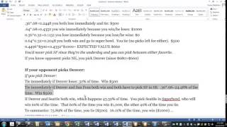 Game Theory- Solution to NFL Survivor Pool Problem