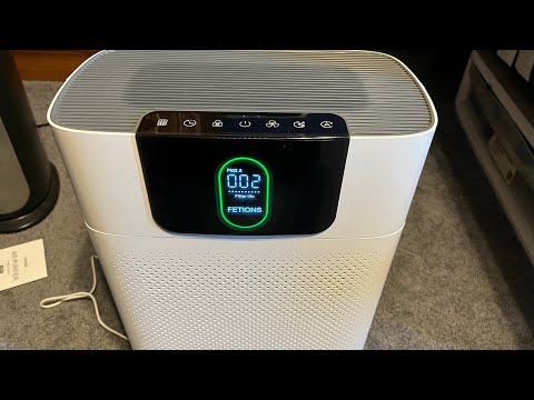 FETIONS Air Purifier for Bedroom Up to 1250 ft²,Small Air Purifier video review thumbnail