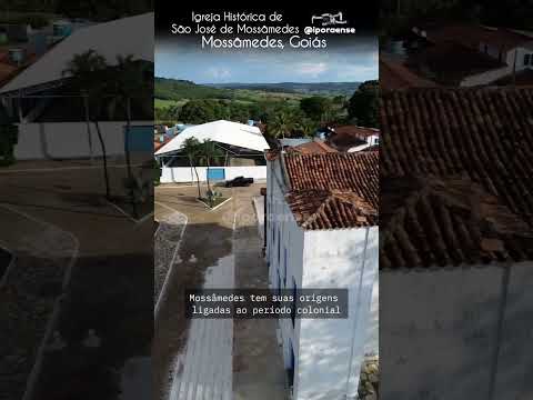 MOSSÂMEDES GOIÁS, PROJETO VISÃO AÉREA - IGREJA DE SAO JOSÉ.