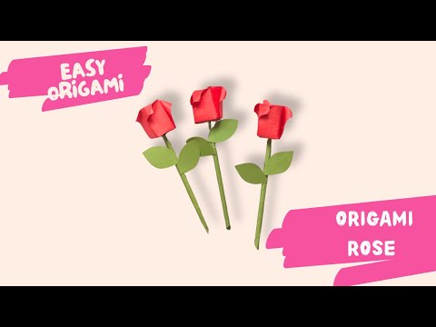 DIY Origami Poppy  Easy Paper Flower Craft for Beginners