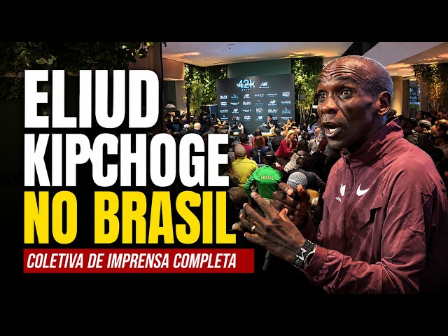 Eliud Kipchoge no Brasil | Coletiva Completa