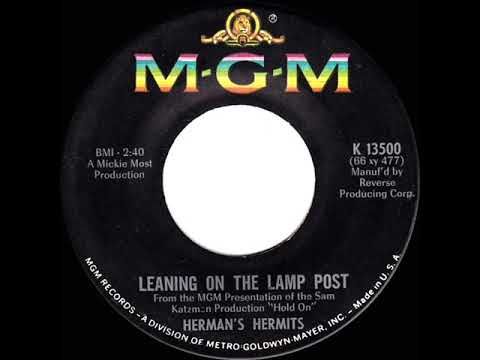 1966 HITS ARCHIVE: Leaning On The Lamp Post - Herman’s Hermits (mono 45)