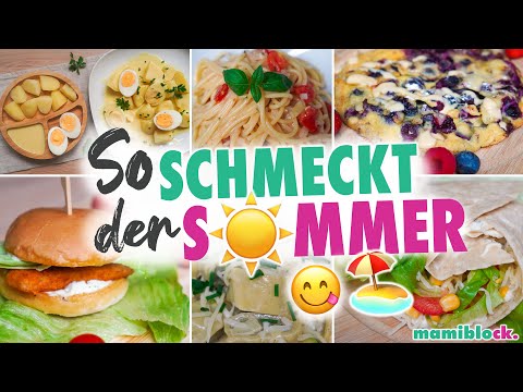 6⚡️- Rezepte für den Sommer 🥵☀️- Speiseplan für eine ganze Woche 🍽 | Familienrezepte | mamiblock