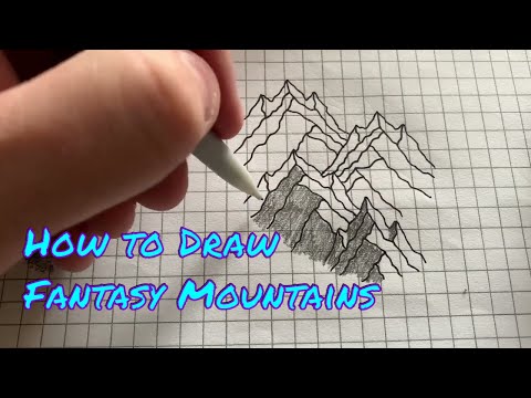 How to Draw Mountains for your Fantasy Maps
