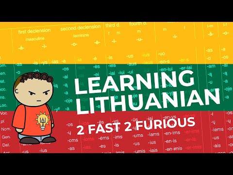 Learning Lithuanian: Part 2 - Feeling Overwhelmed!