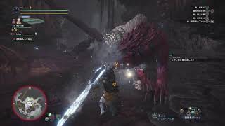 【MHW】モンハンワールド-瘴気の谷で壁抜け水中落下バグ。（配信テストのため数ヶ月前の動画です）
