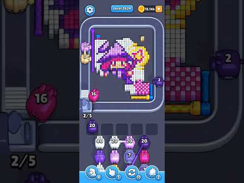 Pixel Flow Level 2624 Walkthrough