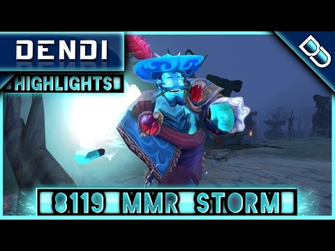 Dendi Storm Spirit 8119 MMR Carry Highlights
