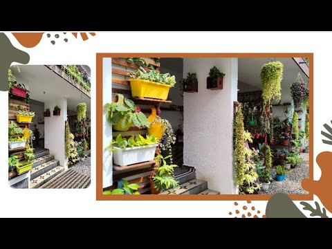 Wooden Vertical Wall Planter/ Beautiful Vertical Garden🌱