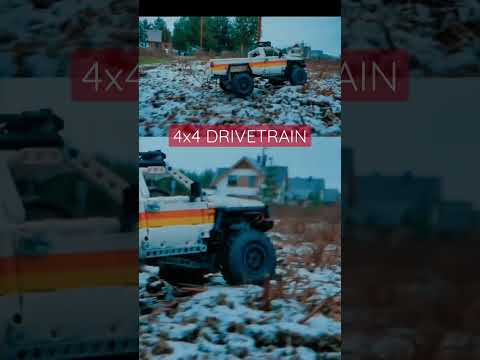 LEGO Toyota HILUX с инструкциями по сборке. Подвеска, 4wd, автоматическая блокировка заднего дифференциала, модульная.