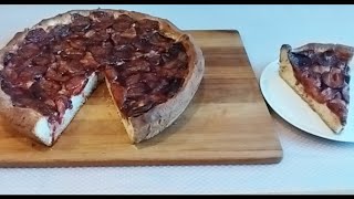 HOMEMADE GERMAN PLUM CAKE 😋EASY PLUM CAKE RECIPE 🇩🇪💖
