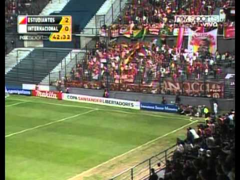JOGO COMPLETO - Estudiantes 2x1 INTERNACIONAL - Quartas Libertadores 2010 - FOXSPORTS