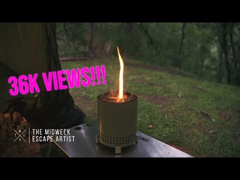 Solo Stove Mesa - Unboxing and Review - The best portable tiny fire pit i've ever had.