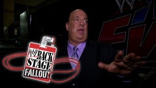 Backstage Fallout - Raw - Heyman reacts to Punk's exit - April 15, 2013