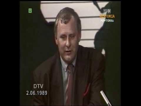 PRL 1989 Jan Tomaszewski. Wybory 4 czerwca