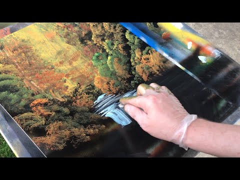 The Joy of Spray  - Fallen Tree - Spray Paint Art