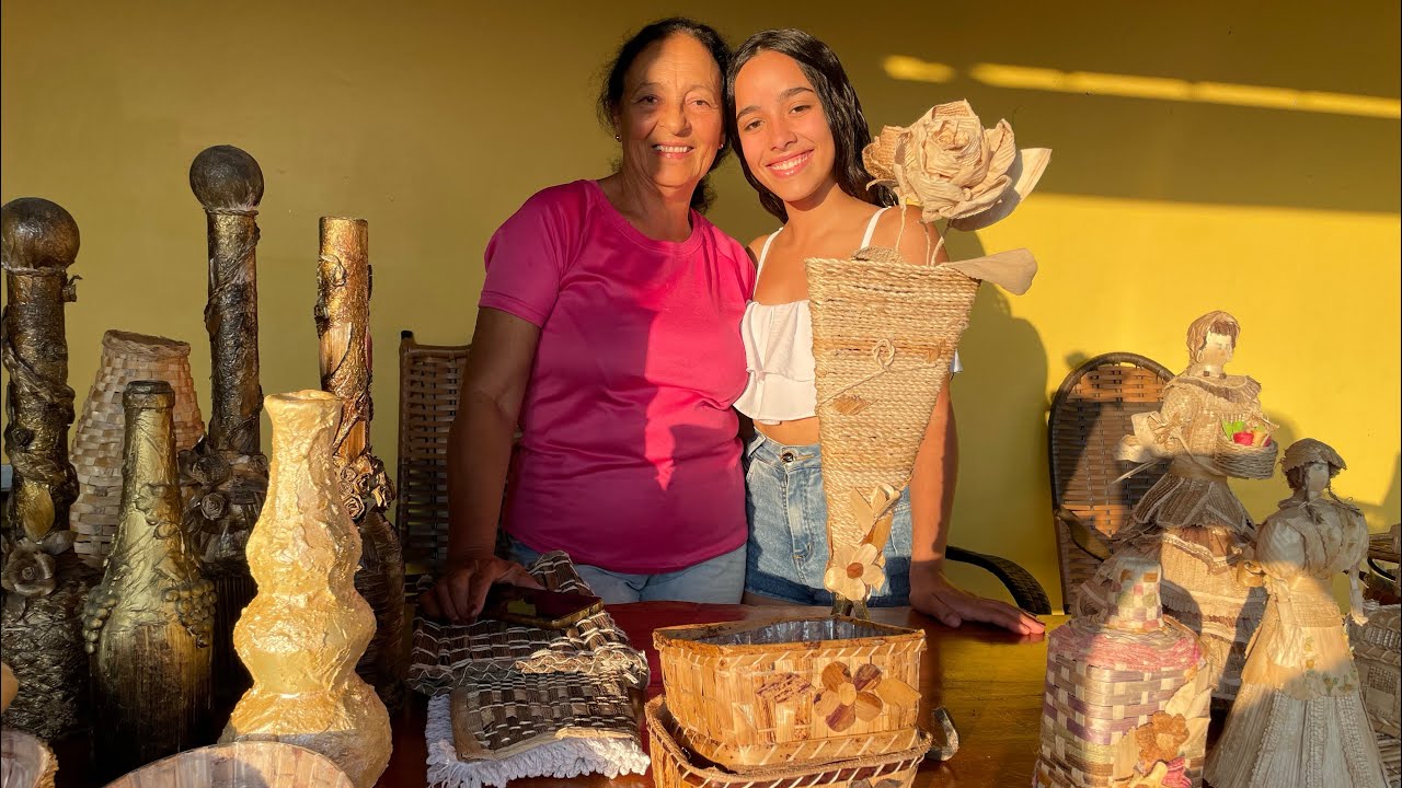 FUI COM MINHA NOIVA PARA A CASA DE SUA MADRINHA + LINDO TRABALHO ARTESANAL !