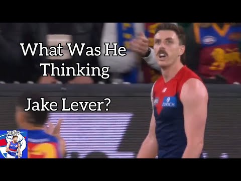 What Was Jake Lever Thinking?! | AFL 1st Semi Final Melbourne V Brisbane 2022