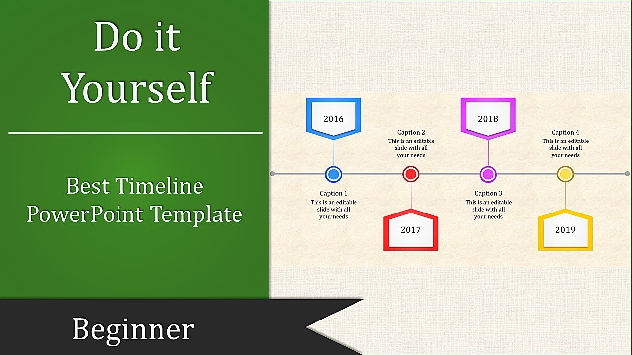 Timeline PowerPoint Template For Annual Planning