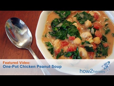 One Pot Chicken Peanut Soup