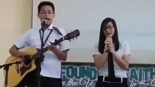 Duet :Edlorenz Vidamo &amp; Jannelyn Hilario, sung My Hope is Built