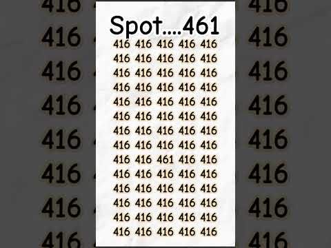 Found This Hidden Number 461 Pin Point the Less than 5 Second #461 #shorts #viralvideo #viralshort
