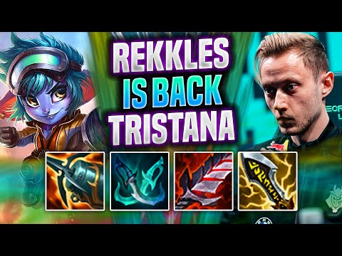 REKKLES BRINGS BACK WITH TRISTANA! - KC Rekkles Plays Tristana ADC vs Caitlyn! | Preseason 2022