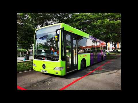 [SMRT] Melodious ZF Kickdowns ! - SMB104U on 985 - Mercedes Benz OC500LE