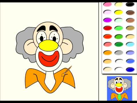 comment colorier un clown