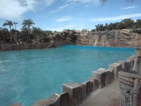 Empty Pool at Disney's Typhoon Lagoon - Tidal Wave