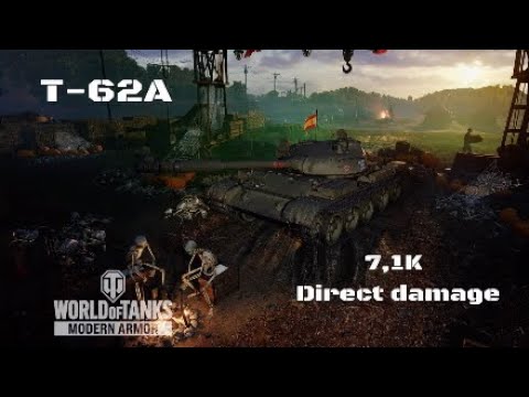 T-62A in Himmelsdorf:7,1K direct damage :Wot console - World of Tanks console