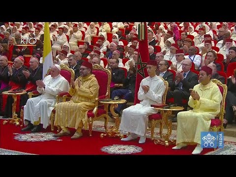 Visite du pape François à l’Institut Mohammed VI